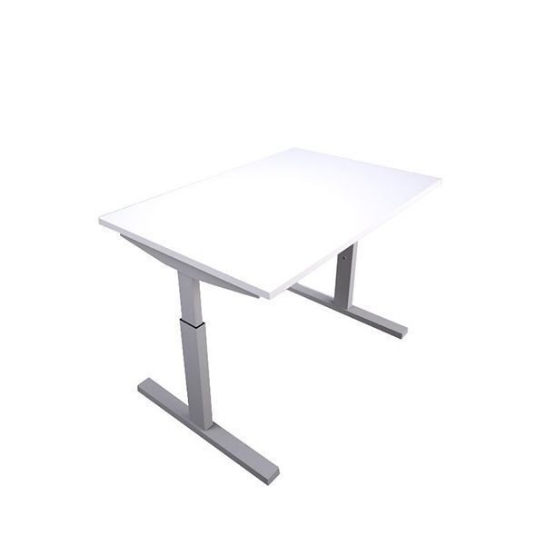 Afbeeldingen van Ergodesk T-poot bureau instelbaar bureau