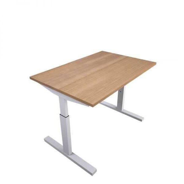 Afbeeldingen van Ergodesk T-poot bureau instelbaar bureau